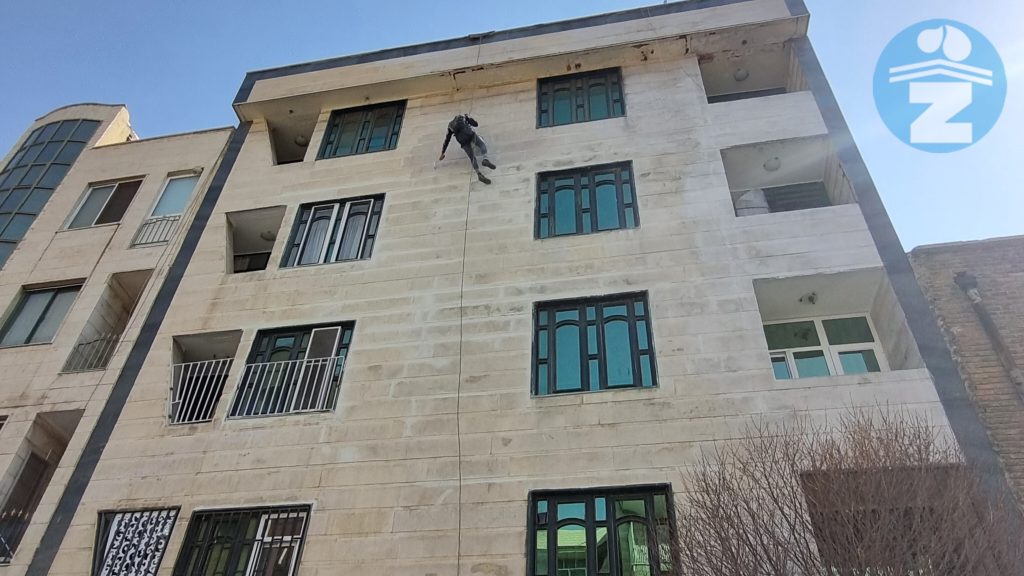 عایق سنگ نما با چسب بی رنگ