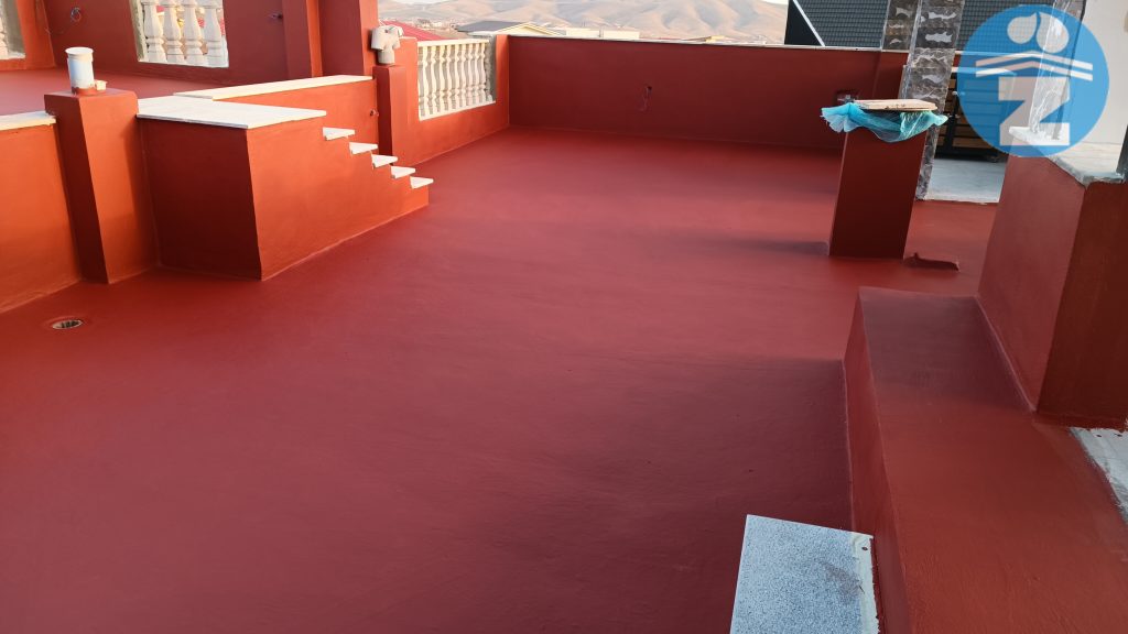 ترمیم ایزوگام برای روف‌گاردن با پرایمر 630 و عایق فلکس دالاهو شیمی افرا